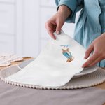 Personalized Cute Embroidered Name Peter Rabbit Linen Napkin Easter Table Decor Housewarming Gift for Family Friends