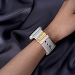 Personalized Medical Cross Stethoscope Caduceus Medical Alert ID Tag for Watch Band with Engraved Text Emergency Contact Gift for Diabetes Allergy