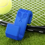 Personalized Multicolor Tennis Bag Hook Fence Hanging with 3D Printed Name Sport Accessories Gift for Tennis Lover