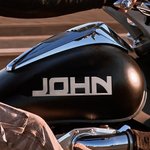 Personalized 3D High-gloss Archery Name Water-proof Reusable Motorcycle Badge Sticker Birthday Team Gift for Motorcyclists