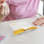 Personalized Sorority Theme Bow Ribbon Greek Letter Notepad Celebrations Gift for Sisters Friends | Callie × Affinity Licensing