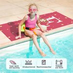 Personalisiertes Mehrfarbiges Wolken Stern Waldtiere Strandtuch mit Initiale Namen Schnell Trocknend Geburtstag Strand Pool Party Geschenk für Kinder