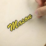 Nombre Personalizado Guitarra Bajo Clavijero Calcomanía Regalo de Cumpleaños para Amantes de la Guitarra