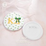 Personalized Multicolor Floral Bow Pin Badge Fraternity Sorority Celebrations Gift for Brothers Sisters Friends | Callie × Affinity Licensing