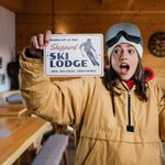 Personalized Metal Ski Lodge Sign with Location and Name Wall Art Skiing Decor Winter Sports Birthday Gift for Ski Lodge Owner Ski Enthusiasts