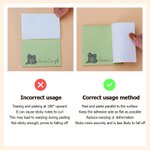 Personalized Cat Dog Pet Portrait 50 Sheets Sticky Notes with Name Set of 5 Anniversary Birthday Gift for Pet Lovers Friends