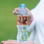 Personalized Waterproof Grad Cap Class of 2025 Photo Design Water Bottle Labels Set of 10 with Name and Date Graduation Party Decor Gift for Graduates