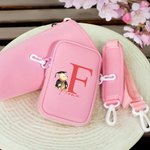 Personalized Classic Winnie the Pooh  Water Bottle Carrier Bag for Stanley Tumbler with Name Graduation Birthday Gift for Family Friends