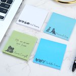Personalized Cat Dog Pet Portrait 50 Sheets Sticky Notes with Name Set of 5 Anniversary Birthday Gift for Pet Lovers Friends