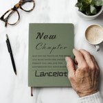 Personalized New Chapater A5 Lined Notebook with Name Retirement New Beginning Gift for Retirees Colleague