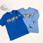 Personalisierte Pferd Western Kultur Erwachsene T-Shirt Sweatshirt mit gestickten Namen Geburtstag Geschenk für Pferdeliebhaber