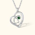 Collana personalizzata con pietra di nascita e stetoscopio regalo di compleanno per infermiere per donne