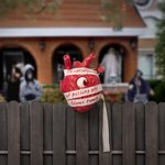 Personalizada Spooky Las Consecuencias de Cabrear Decoración Corazón con Texto Halloween Jardín Valla Decoración Regalo para la Familia Amigo