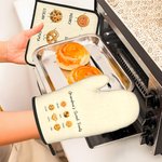 Set de guantes de cocina personalizados con 1-12 nombres para los amantes de la repostería Regalo de cumpleaños para el Día de la Madre