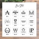 Personalisiertes Graviertes Krawattenklammer und Manschettenknöpfe Set Nussbaum Aufbewahrungsbox Hochzeit Geburtstag Geschenk für Trauzeuge Bräutigam