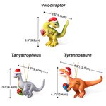 Ornement de Noël Modèle Dinosaure Décor Personnalisé avec Année et Gravure de Nom Cadeau d'Anniversaire de Noël pour Enfants