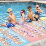 Gepersonaliseerd ijsje neef Crew oversized sneldrogende microvezel strandhanddoek met naam Zomer reisbenodigdheden Verjaardagscadeau voor familie kinderen