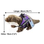 Personalisierter Emotionaler Unterstützungs-Plüsch-Otter mit Namen Begleiter und Geburtstagsgeschenk für Familie Freunde