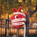 Personalizada Spooky Las Consecuencias de Cabrear Decoración Corazón con Texto Halloween Jardín Valla Decoración Regalo para la Familia Amigo