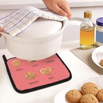 Set de guantes de cocina personalizados con 1-12 nombres para los amantes de la repostería Regalo de cumpleaños para el Día de la Madre