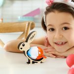 Personalized Cute Bunny Design Wooden Easter Egg Holder with Name Easter Party Home Decor Birthday Gift for Kids Family