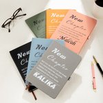 Personalized New Chapater A5 Lined Notebook with Name Retirement New Beginning Gift for Retirees Colleague