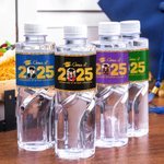 Personalized Graduation Cap Class of 2025 Photo Glitter Water Bottle Label Sticker with Name and School Graduation Party Decor Gift for Graduates