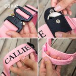 Personalised Tactical Dog Collar Adjustable Military Training Collar with AirTag Pocket Handle and Buckle Gift for Dog Lover Pet Owner