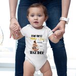 Personalized Our First Mother's Day Together 100% Cotton Baby Bodysuit T-shirt Matching Outfit with Photo and Names Mother's Day Gift for New Mom Baby