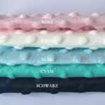 Personalisierte Niedliche Blume Elefant Baby Kuscheldecke mit Initiale und Namensstickerei Geburtstag Babyparty Geschenk für Jungen Mädchen