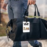 Personalisierte Ein Mädchen und ihre Hunde haben ungebrochene Bindung 3D Cartoon Stil Gepäckanhänger mit 1-5 Hundenamen Reisezubehör Geburtstagsgeschenk für Hundebesitzer