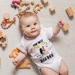 Personalized Our First Mother's Day Together 100% Cotton Baby Bodysuit T-shirt Matching Outfit with Photo and Names Mother's Day Gift for New Mom Baby