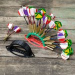 Personalized Multicolor 3D Printed Compact Arched Dart Holder Display Stand with Name Holds 33 Pcs Darts Birthday Game Club Gift for Dart Lovers