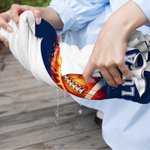 Asciugamano da spiaggia personalizzato con nome e numero design con diverse tipologie di palla regalo per amanti dello sport