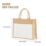 Sac Fourre-Tout Personnalisé avec Fleur de Naissance Cadeau Anniversaire Fête des Mères pour Mère Grand-mère