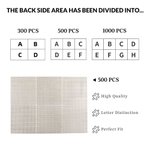 Personalized Glass Art Family Life Tree Wooden Puzzle with 2-20 Heart Names Home Decor Birthday Mother's Day Gift for Mom Grandma