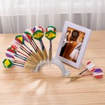 Personalized Multicolor 3D Printed Compact Arched Dart Holder Display Stand with Name Holds 33 Pcs Darts Birthday Game Club Gift for Dart Lovers