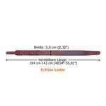 Personalisierter Verstellbarer Leder Gitarrengurt mit Namen Stickerei Musik Zubehör Geburtstag Geschenk für Gitarristen Gitarristinnen Musizierende