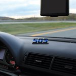 Personalisierte 3D gedruckt blaue Linie Nummer Name Platte Schreibtisch Dekor Geburtstag Anerkennung Ruhestand Geschenk für Polizist Strafverfolgungsbehörden Offizier