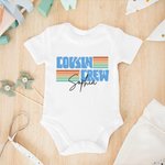 Gepersonaliseerde neef Crew Strepen 100% Katoen Kids T-shirt Baby Bodysuit met naam Family Gathering Party Verjaardagscadeau voor jongens meisjes