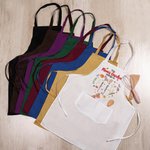 Grembiule personalizzato con nome e tasca per la festa della mamma, regalo di compleanno per la mamma e la nonna.