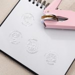 Personalized Dragon Ex Libris From The Library of Embosser Stamp with Text Birthday Gift for Books Lover Reader