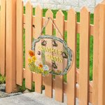 Gepersonaliseerd 1-8 Bijen Avatar Oma's Tuin Acryl Teken met Plant Labels en Namen Moederdag Tuinieren Cadeau voor Oma