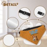 Personalised A Girl & Her Dogs Have Unbreakable Bond 3D Cartoon Design Soft Pet Bandana with Name Birthday Gift for Pet Lovers