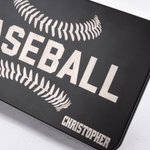 Personalisierte tragbare hölzerne Baseball Cribbage Board mit 12 Pegs 2 Würfel und Name Tin Box 2 Spieler Travel Game Geburtstag Geschenk für Baseball-Liebhaber