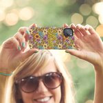 Gepersonaliseerde Boheemse Retro Floral Slim telefoonhoesje voor iPhone Samsung met naam elektronische accessoires verjaardag Moederdag cadeau voor vrouwen