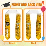 Fajín de graduación personalizado con purpurina multicolor de la promoción de 2025 con foto y nombre Regalo de recuerdo de graduación para los compañeros de promoción de los graduados