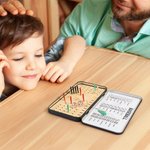Personalisierte tragbare hölzerne Baseball Cribbage Board mit 12 Pegs 2 Würfel und Name Tin Box 2 Spieler Travel Game Geburtstag Geschenk für Baseball-Liebhaber
