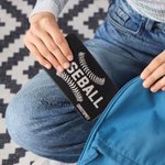 Personalisierte tragbare hölzerne Baseball Cribbage Board mit 12 Pegs 2 Würfel und Name Tin Box 2 Spieler Travel Game Geburtstag Geschenk für Baseball-Liebhaber