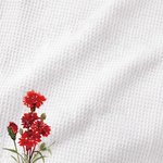 Gepersonaliseerde Waterverf Geboortebloem 100% Katoenen Wafel Theedoek met Naam Keuken Decor Verjaardag Moederdag Cadeau voor Vrouwen